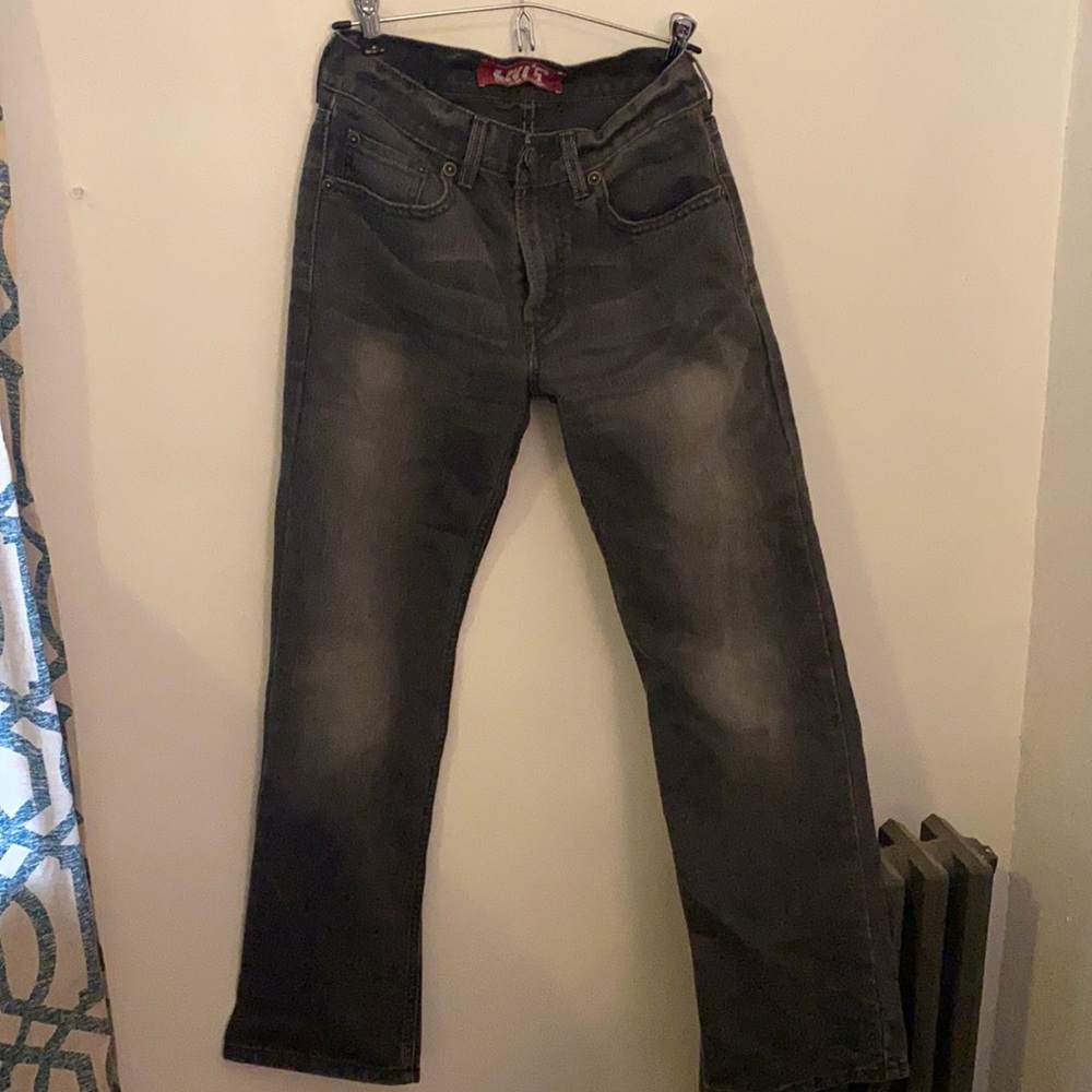 Levi’s 514 gray jeans 27x27
